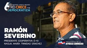 Ramón Severino. Presidente Cooperativa D-10, Nagua, María Trinidad Sánchez