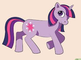 Melalui permainan mewarnai kuda poni, tidak hanya belajar mewarnai saja. 4 Cara Untuk Menggambar My Little Pony Wikihow