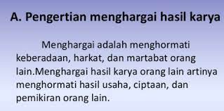 Contoh Contoh Perilaku Menghargai Karya Orang Lain Pojok Ilmu