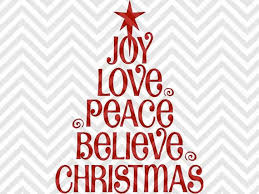 Pin By Jenn Mcmanus On You So Crafty Christmas Svg Peace And Love Christmas Applique