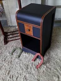 Painted Waterfall Nightstand Painted Furniture Furnishings Diy Repurposed Furniture