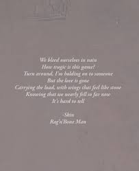 Rag N Bone Man Tell Em Like It Is текст Lyrics Skin Rag N Bone Man Lyrics And Chords Lyrics Rag N Bone