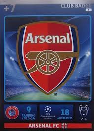Found under the description of the arsenal game page, badges can be obtained by fulfilling certain requirements set by each one, and serve a similar purpose to achievements. Team Logo Arsenal Fc Uefa Champions League 2014 2015 Adrenalyn Xl Card 005
