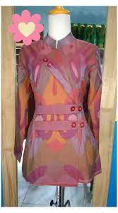 Desain batik, desain batik modern, desain batik macam2 corak, design batik 32 model kemeja batik pria 2018 desain modern banyak di via www.terbaru9.info. Blouse Batik Kerja Modern Kemeja Kerja Model Blouse Batik Blouse Batik Batik Fashion