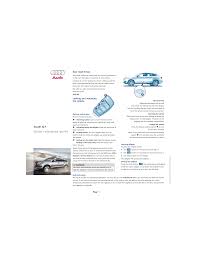 Do you have problems locking and unlocking your car in newport beach using your audi key fob? Audi Q7 Quick Reference Manual Manualzz