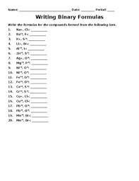 Lots of people searching for details about writing binary formulas worksheet answers and definitely one of these is you, is not it? Writing Binary Formulas By Free Teacher Stuff Tpt