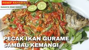 Pada resep kali ini, bumbu pecak ikan mas menggunakan rimpang temu kunci, bukan kencur. 5 Mb Resep Pecak Ikan Gurame Khas Sunda Sambal Kemangi Download Lagu Mp3 Gratis Mp3 Dragon