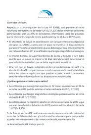 ¿cuándo podrá solicitarse el retiro de las 4 uit? Asociacion De Afp On Twitter Estimados Afiliados Los Invitamos A Leer Nuestro Comunicado Sobre La Promulgacion De La Ley NÂº 31068 Que Permite El Retiro Voluntario Extraordinario De Hasta 4 Uit S 17 200