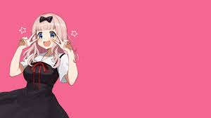 Check spelling or type a new query. Wallpaper Kaguya Sama Love Is War Chika Fujiwara Anime Girls Pink Background Hair Ribbon School Uniform 3840x2160 Mpjuan06 1849241 Hd Wallpapers Wallhere