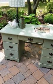 Painted Maple Desk Aspen Studio Paint Design Diy Furniture Update Furniture Makeover Diy Paint Designs