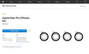 Justin Wu On Twitter You Can Buy 4 Wheels For Your Apple Mac Pro For A Great Low Price Of 699 Https T Co Pj4lruu47t