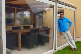 Wetterschutz Durchsichtig Aufrollbar Wetterschutzrollo Kaltwintergarten Hinterhof Designs