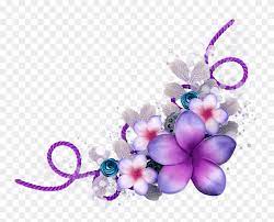Flower borders and border frames. Clipart For Nature Pinecone Borders Purple Flowers Corner Png Transparent Png 3686034 Pinclipart