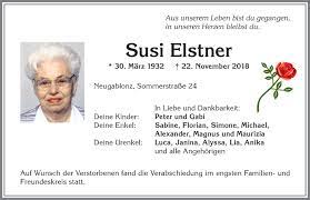 Peter elstner var kommentator og præsentator ved mange større begivenheder. Traueranzeigen Von Susi Elstner Trauer Im Allgaeu De