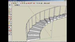 Yapacağınız bir merdiveni önce kağıt üzerine veya çizim programları ile projesini çizmeniz gerekmektedir. 41 Sketchup Alistirma Doner Merdiven Youtube