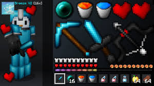 32x resolution minecraft bedrock game version. Breeze V2 32x Mcpe Pvp Texture Pack Gamertise