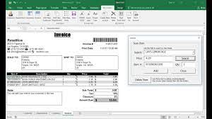 Free shipping on orders over $25 shipped by amazon. How To Create Invoice In Excel With Userform And Using Barcode Scanner Free Download Youtube