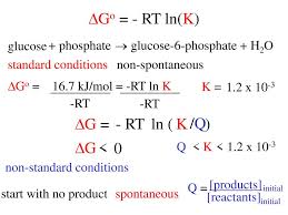 There is a direct relationship between δg⁰ and the equilibrium constant k.we can establish this relationship by substituting the equilibrium values (δg = 0, and k = q) into the equation for determining free energy change under nonstandard conditions:. Standard Gibbs Free Energy Ppt Download