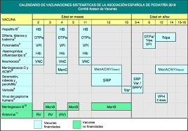 Todo lo que se sabe del calendario de la vacuna en españa. Calendario De Vacunaciones Sistematicas De La Asociacion Espanola De Download Scientific Diagram