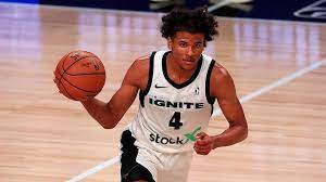 Jalen green handles the ball while playing for team ignite during the nba g league playoffs in march. Shmf6ptg8lhikm