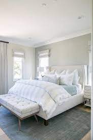 I ordered white and blue. Off White Linen Bed With Layered Pillows Transitional Bedroom