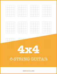 Mine are accurate and way more useful, including details like how long to play each chord and what strum pattern to use. Blank Guitar Chord Charts Free Printable Pdfs Fretboardia