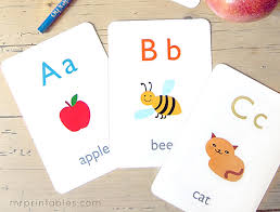 This colorful chart has the uppercase letter, lowercase letter, and picture for each letter, just like the flashcards. 8 Free Printable Educational Alphabet Flashcards For Kids