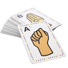 The baby sign language flash cards are a valuable teaching aide to grow your child's vocabulary. Bright Creations 26 Count Magnetic Sign Language Alphabet Flash Cards With Gestures Uppercase Letters Card For Kids Learning Abc Whiteboard Classroom Target
