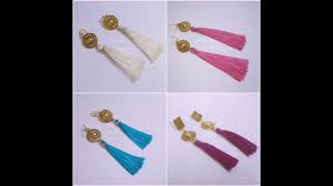 Blow dryers or hair straightening irons are the most popular tools which will give your hair a silky and smooth finish. How To Make Silk Thread Tassel Earrings Easy Way To Make Thread Earrin Silk Thread Earrings Thread Earrings Diy Tassel Earrings