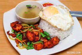 Mat Rock Nasi Ayam Goreng Kunyit Kampung Pandan Ayam Goreng