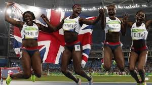Great britain won an olympic medal in the women's 4x100m relay for the first time since 1984, claiming bronze as the united states retained their title. Rio Olympics 2016 Great Britain Win Olympic Women S 4x100m Relay Bronze Bbc Sport