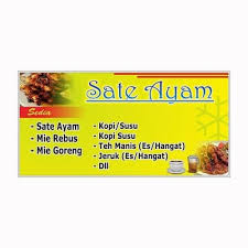 Di edit kembali jadi lebih bagus. Jual Spanduk Warung Sate Ayam Jakarta Barat Andastore13474 Tokopedia