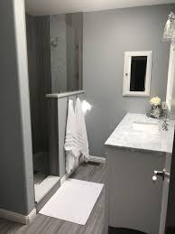 Gray master bathroom shower ideas. Gray Walk In Shower No Door Master Bathroom Shower Shower Remodel Small Bathroom With Shower