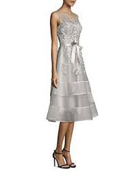 Teri Jon By Rickie Freeman Lace Illusion Sleeveless Dress Sleeveless Lace Dress Gowns Of Elegance White Ball Gowns