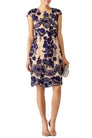 Rent Navy Mena Dress By Marchesa Notte For 36 125 145 Only At Rent The Runway Dresses Dainty Dress Navy Bridesmaid Dresses