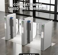 OEM Factory With CE Approved Speed Gate Swing Turnstile for Metro Station  Office Building Airport
