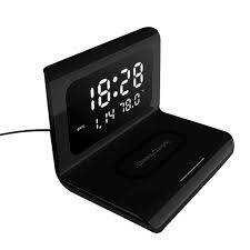 Yayusi s2 dual units wireless bluetooth speaker led. Digital Alarm Clock With Wireless Chargings Led Time Temperature Calendar Display Multi Function Alarm Clock
