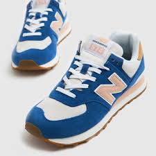 Fehlen wird auch hannes wolf nach. Womens Blue New Balance 574 Trainers Schuh