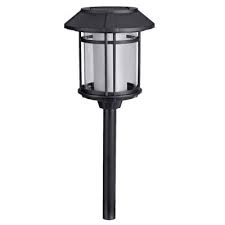 Solar Black Led Outdoor Post Light 35 Lumens With Double Glass 4 Pack Outdoor Post Lights Post Lights Double Glass