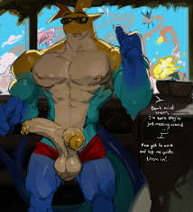 Vector the Crocodile Kogito - R34 Hentai Popular Art