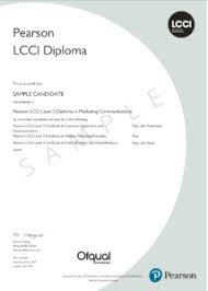 Lcci level 3 diploma in accounting & finance. Preparatory Course For Pearson Lcci Level 3 Diploma In Marketing And Communications Bmc
