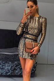 Vegas Sequined Dress Sequin Dress Outfit Vegas Dresses Trendy Black Outfits