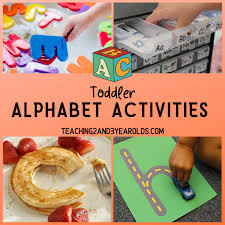 Preschool alphabet activities for learning to identify and write letters. 16 Playful Toddler Alphabet Activities