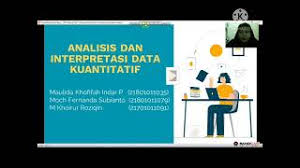 Penelitian kualitatif menghendaki agar hasil interpretasi yang diperoleh dirundingkan. Analisis Dan Interpretasi Data Kuantitatif Youtube