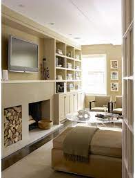 Contemporary Living Room By Cwb Architects Home Fireplace Design Narrow Living Room
