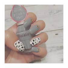 初ダルメシアン マニッシュグレー良い色 セルフネイル セルフネイル部 ポリッシュ ダルメシアンネイル スタンプネイル キャンドゥ キャンドゥネイル デュカート マニッシュグレー ベタ塗り nails nail art instagram posts