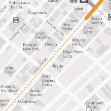 We were given a map of the ginza area on our first day and realized that courtyard was in close proximity to multiple different train lines. Tokyo Ginza City Map City Area Map Find Your Free Wifi Access