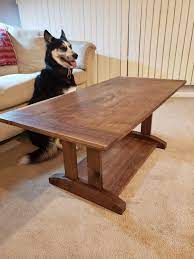 Though some of their furnishings can get a little pricey, you'll luck out on lighting, rugs, accessories and dining/kitchen. My First Attempt At Furniture Making Walnut Coffee Table Plus The Dog Woodworking
