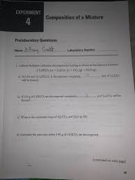Using the periodic table, we can get the atomic mass, which tells you how many grams of hydrogen is in 1 mole. Answered 1 Lithium Hydrogen Carbonate Bartleby