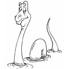 Loch Ness Monster Loch Ness Monster Coloring Sheets Fantasy Creatures